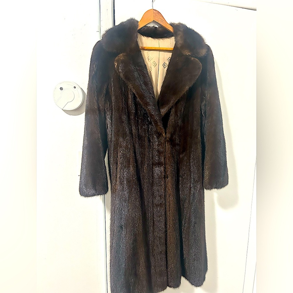 100% mink coat